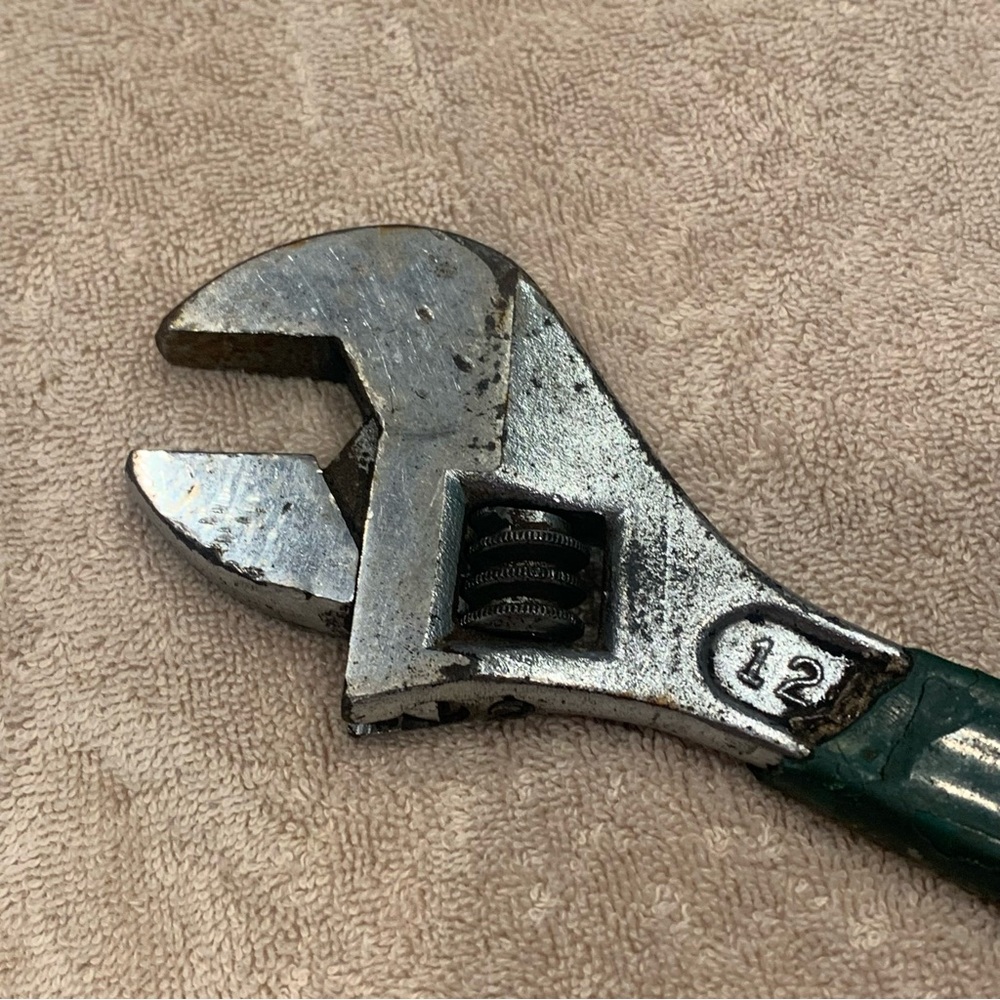Vintage Kraeuter 12” Adjustable Crescent Wrench Hand Tool Made In USA - Picture 2 of 16